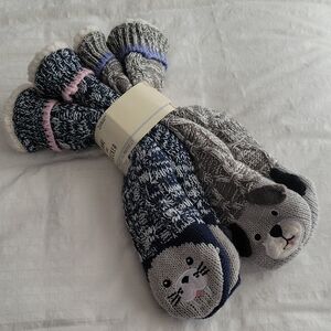NEW!! Jane And Bleecker Slipper Socks